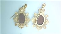 Ohrringe Cameo Italiano Dame Classica in Silber Conchiglia 0125-G - 0125-G
